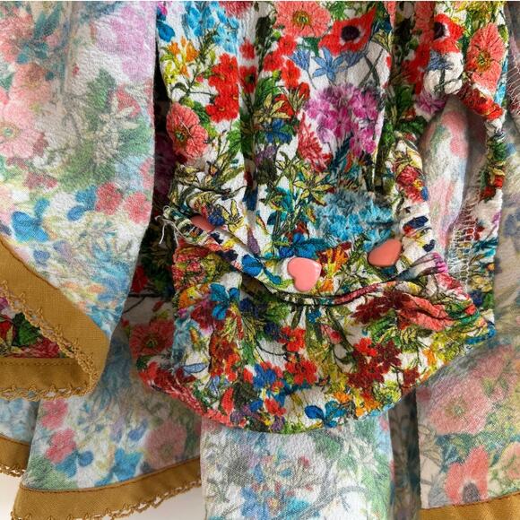 Pistol & Arrow Josie Dress w/ Bloomers, Floral and Diamond Dots - Toddler Size 2 - Picture 6 of 7